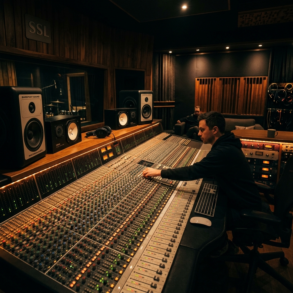 Professional mixing console